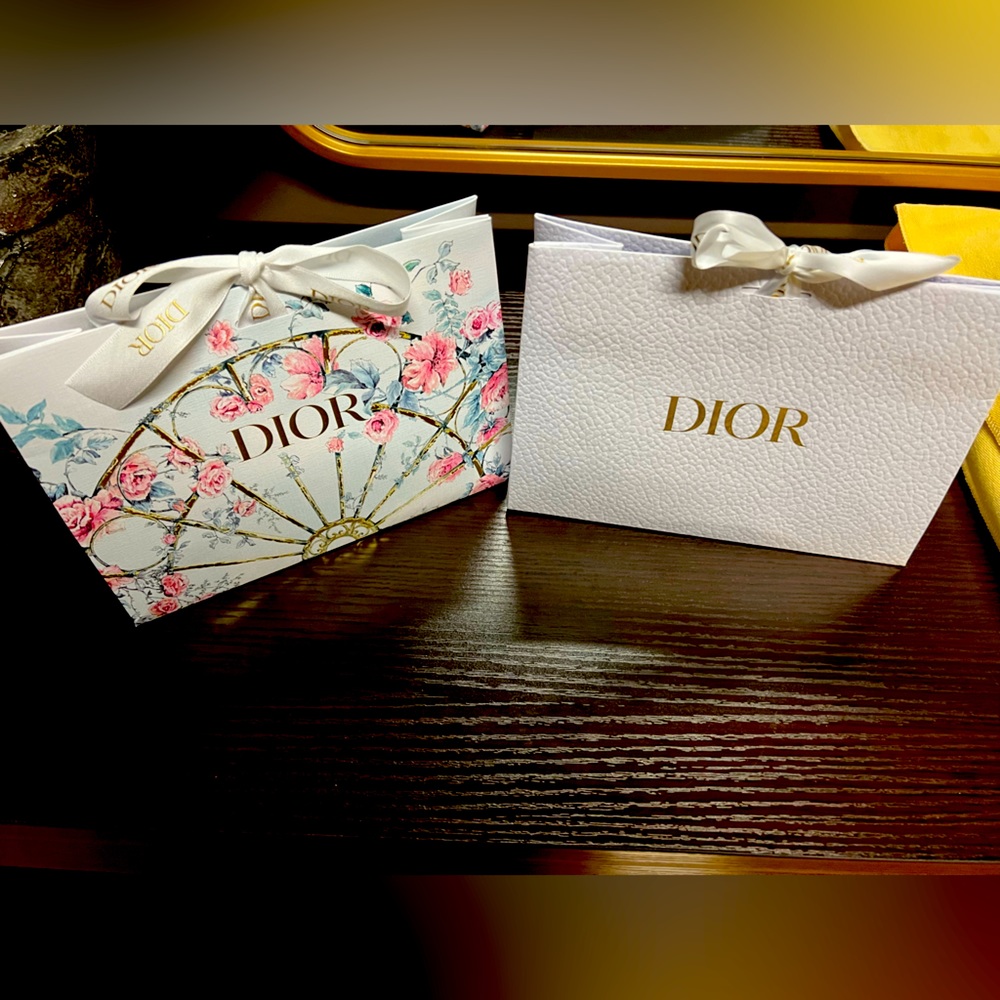 Empty Dior Makeup Bags